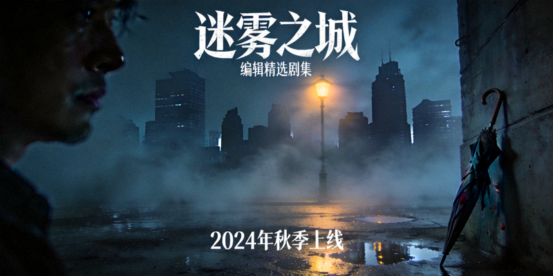 编辑精选剧集《迷雾之城》海报，悬疑犯罪剧