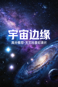 高分推荐纪录片《宇宙边缘》海报，天文科普纪录片